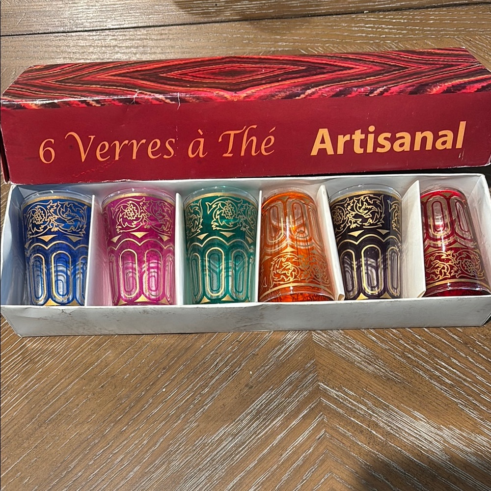 Marrocan Tea Glasses set of 6